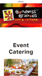 Mobile Screenshot of goodnessgraciouscatering.com